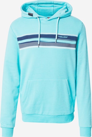 Ragwear Sweatshirt 'HAKE' in Blue: front