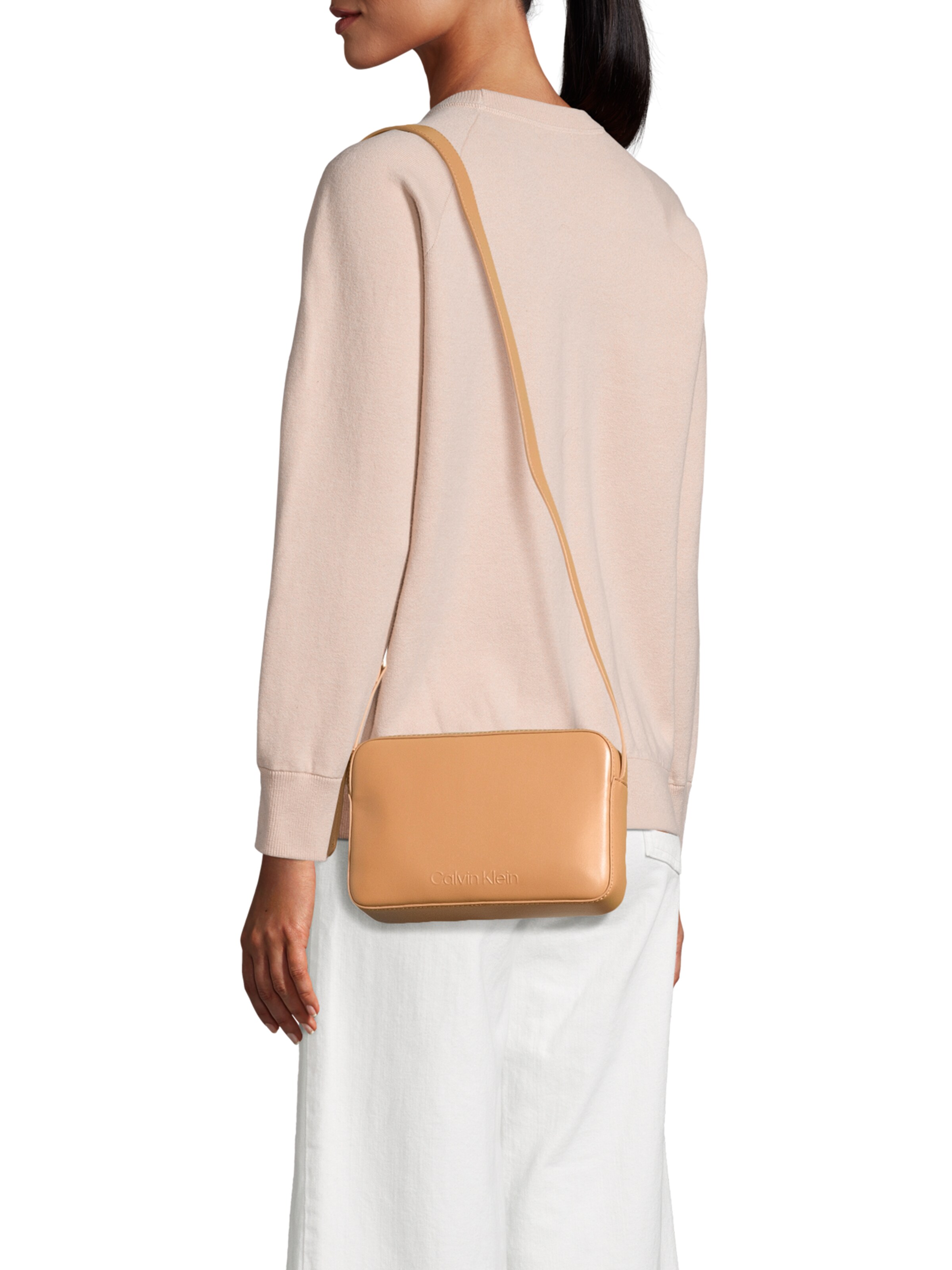 Calvin Klein - Mala de ombro em castanho