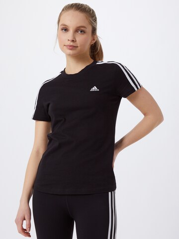 ADIDAS SPORTSWEAR - Camisa 'Essentials' em preto: frente