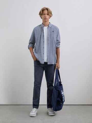 Scalpers Regular fit Button up shirt in Blue: front