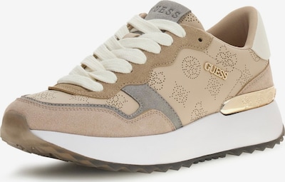 Sportbačiai be auliuko 'VINSA5' iš GUESS, spalva – smėlio spalva / smėlio / gelsvai pilka spalva / pilka, Prekių apžvalga