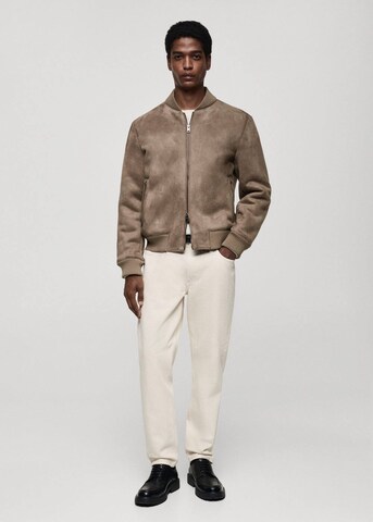 MANGO MAN Between-Season Jacket 'Anil' in Brown