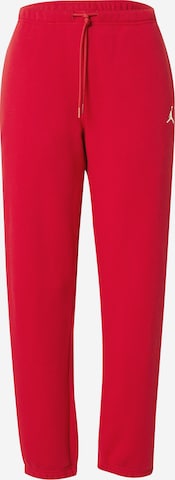 Pantaloni 'BRKLN FLC' de la Jordan pe roșu: față