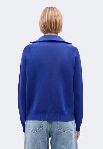 Karo Kauer Pullover in Blau