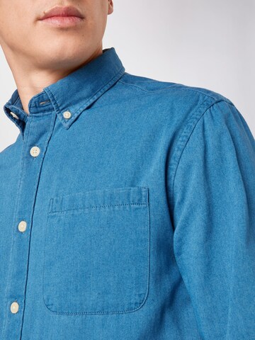 SELECTED HOMME Regular fit Button Up Shirt 'Rick' in Blue