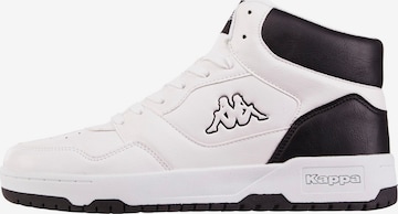 KAPPA High-Top Sneakers in White: front