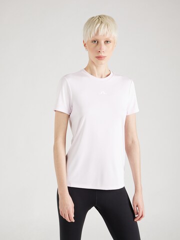 J.Lindeberg Performance shirt 'Ada' in Pink: front