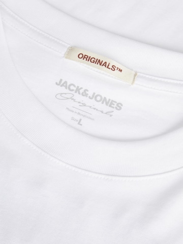 balta JACK & JONES Marškinėliai 'MYKONOS'