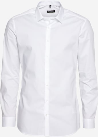 ETERNA - Camisa clássica 'SUPERSLIMFIT' em branco: frente