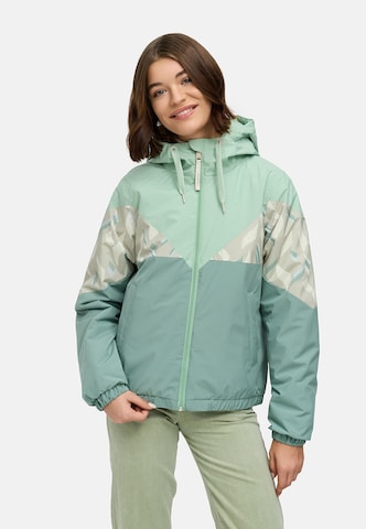 Giacca funzionale 'Rochele' di Ragwear in verde: frontale