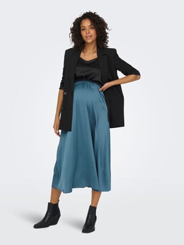 Only Maternity Rok in Blauw