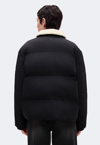 Karo Kauer Jacke in Schwarz