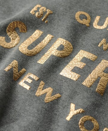 Sweat-shirt 'Luxe' Superdry en gris