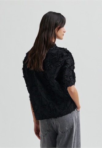 SECOND FEMALE Bluse 'Seena SS' in Schwarz
