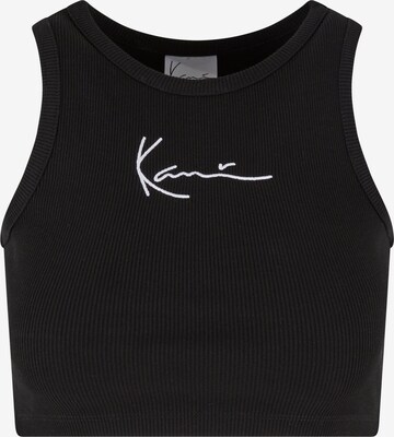 Karl Kani Top 'Essential' in Black: front