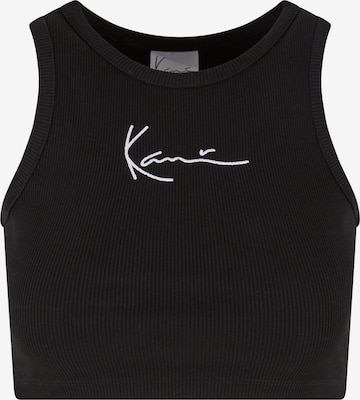 Karl Kani - Top 'Essential' em preto: frente