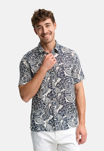 Coupe regular Chemise ' Malve ' INDICODE JEANS en bleu : devant
