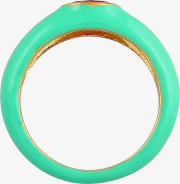 ELLI Ring 'Solitär' in Green