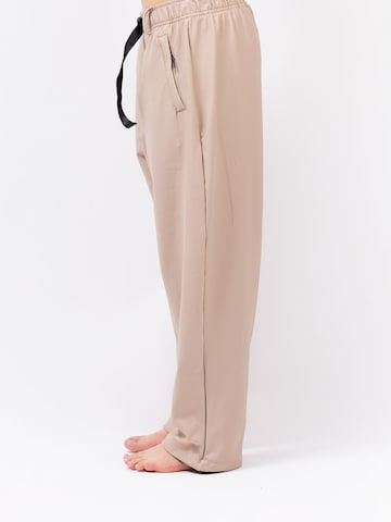 Eivy Wide leg Sports trousers in Beige