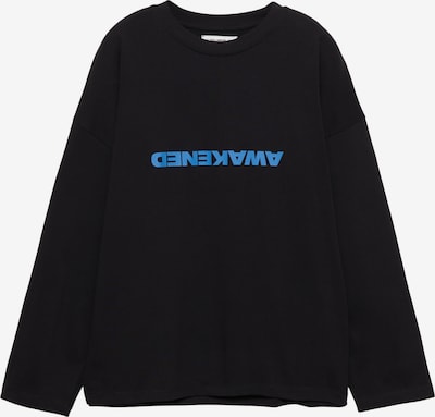 Pull&Bear Majica 'CIUDADES' u plava / crna / bijela, Pregled proizvoda