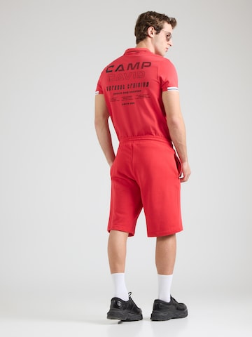 CAMP DAVID - Loosefit Pantalón en rojo