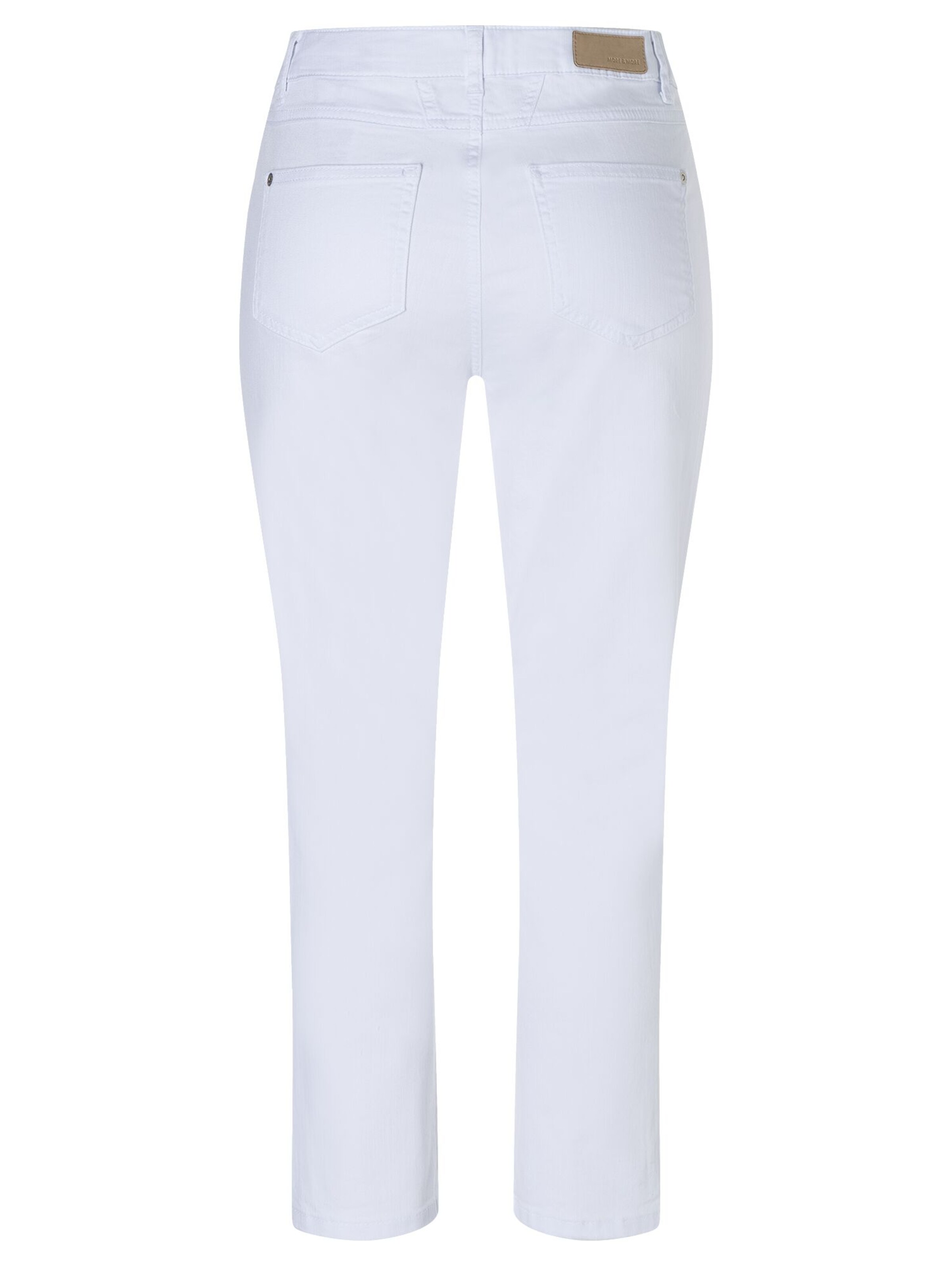 MORE & MORE Slimfit Jeans i hvid