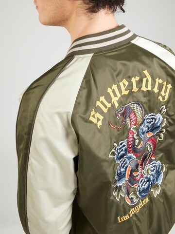 Superdry Átmeneti dzseki 'SOUVENIR' - zöld