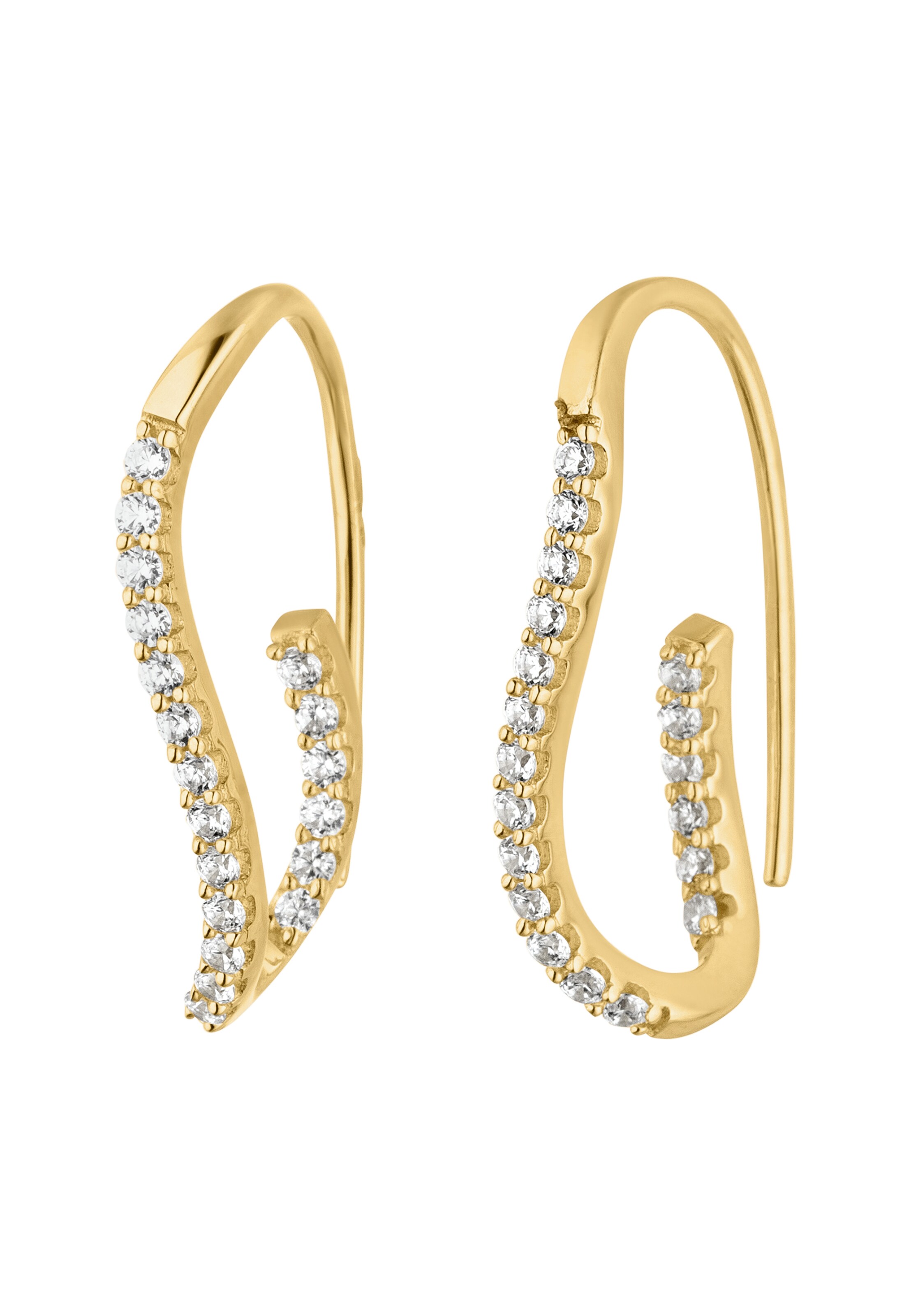 Nana Kay Ohrring in Gelb: Vorderseite