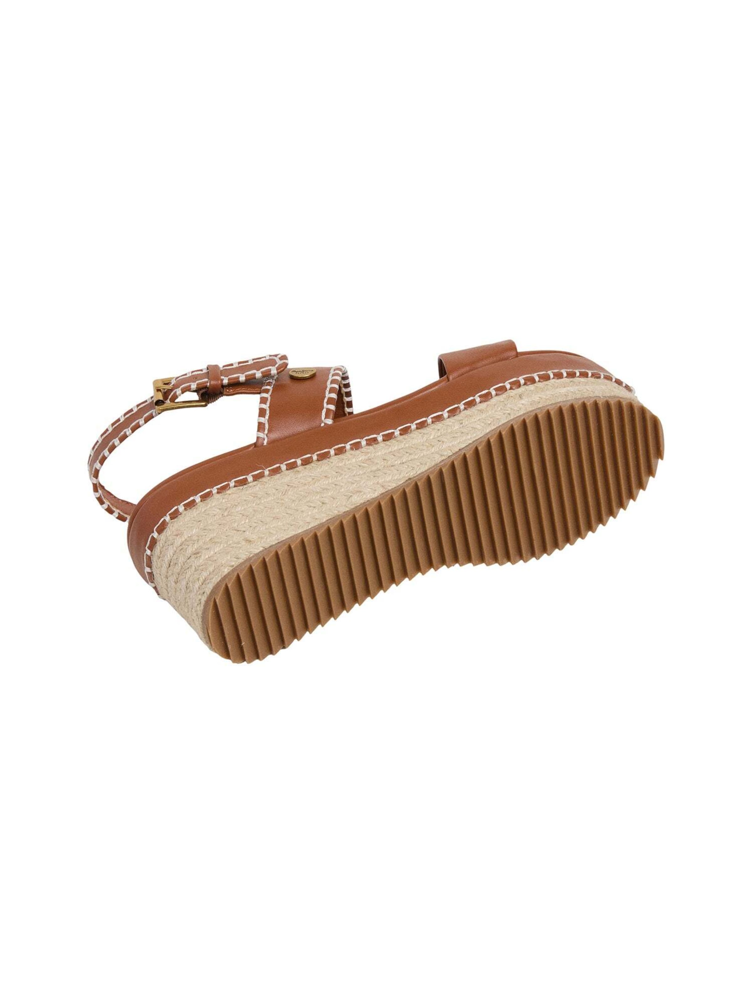 Pepe Jeans Sandale 'BILLIE LOG' in Braun