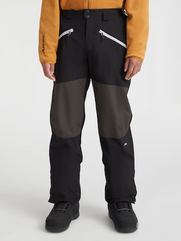 O'NEILL - regular Pantalón de montaña 'Jacksaw' en negro: frente