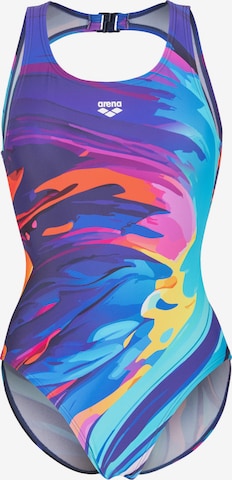 purpurinė ARENA Biustjė Maudymosi kostiumėlis 'Placement O Back': priekis