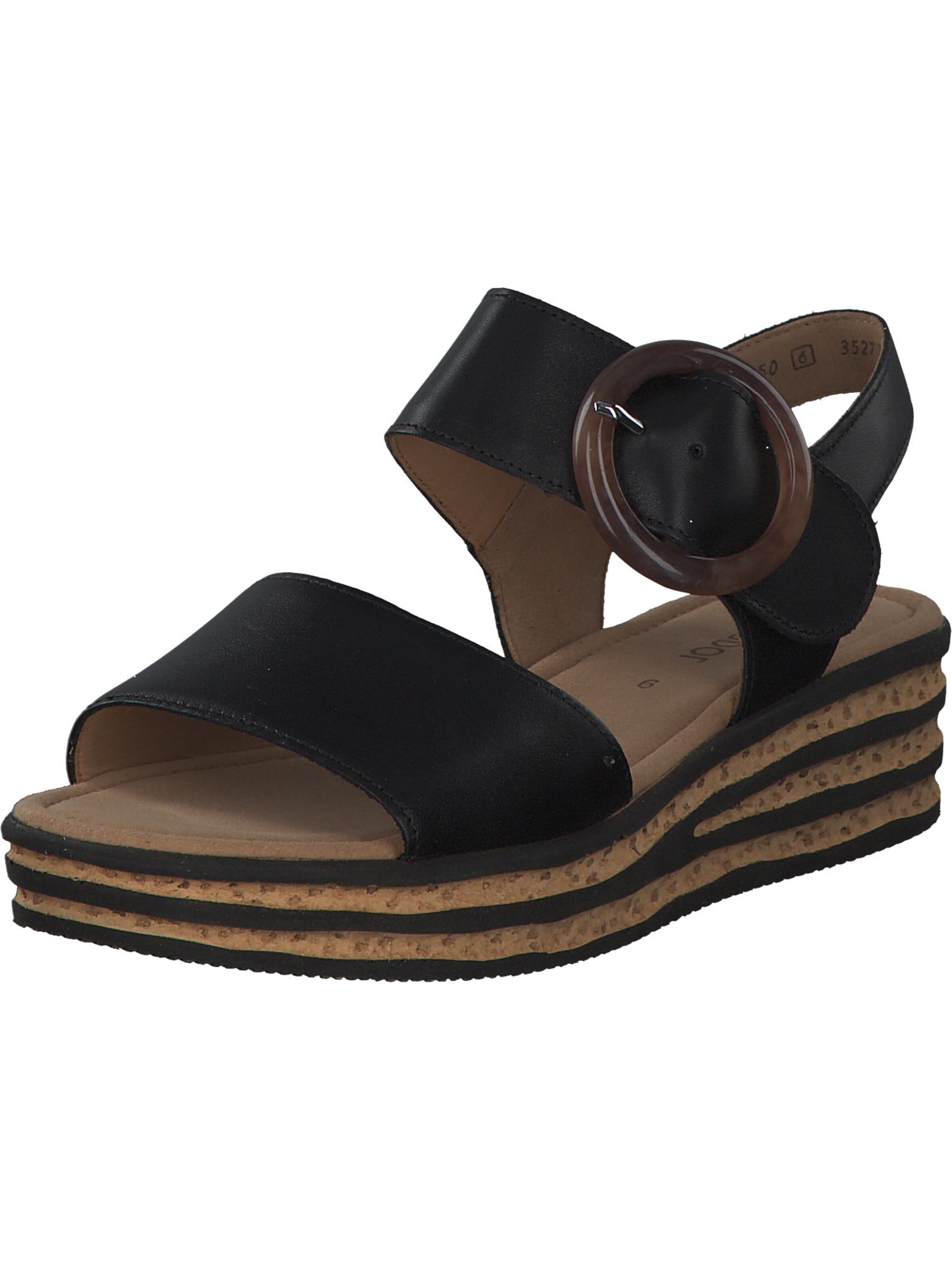GABOR Sandal in Black: front