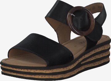 GABOR Sandals in Black: front