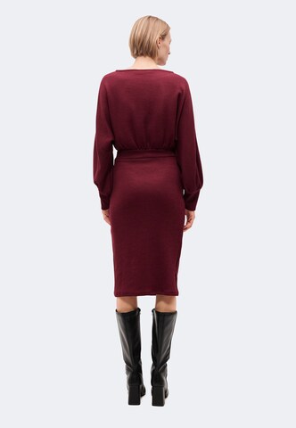 ABOUT YOU - Vestido de punto 'Ivana' en rojo