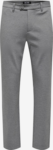 Pantalon chino 'Mark Cay' Only & Sons en gris : devant