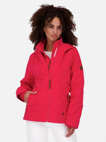 Alife and Kickin Between-Season Jacket 'Gina' in Red: front