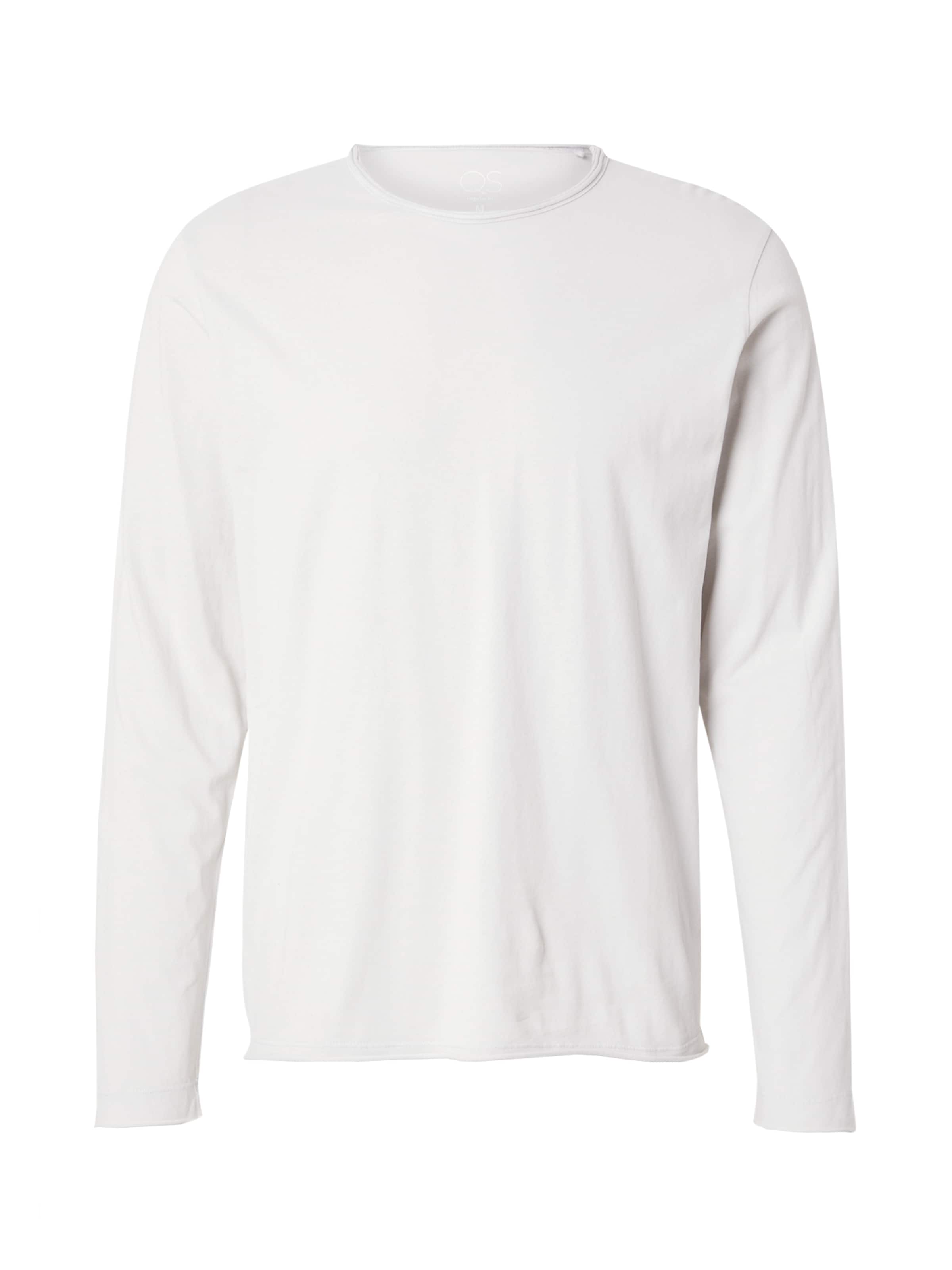 Tricou de la QS pe gri: față