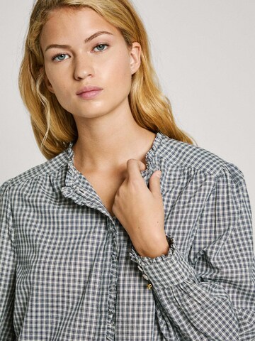 Pepe Jeans Blouse ' ORA CHECKS ' in Blue