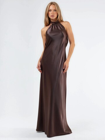 Hiccup Evening Dress in Brown