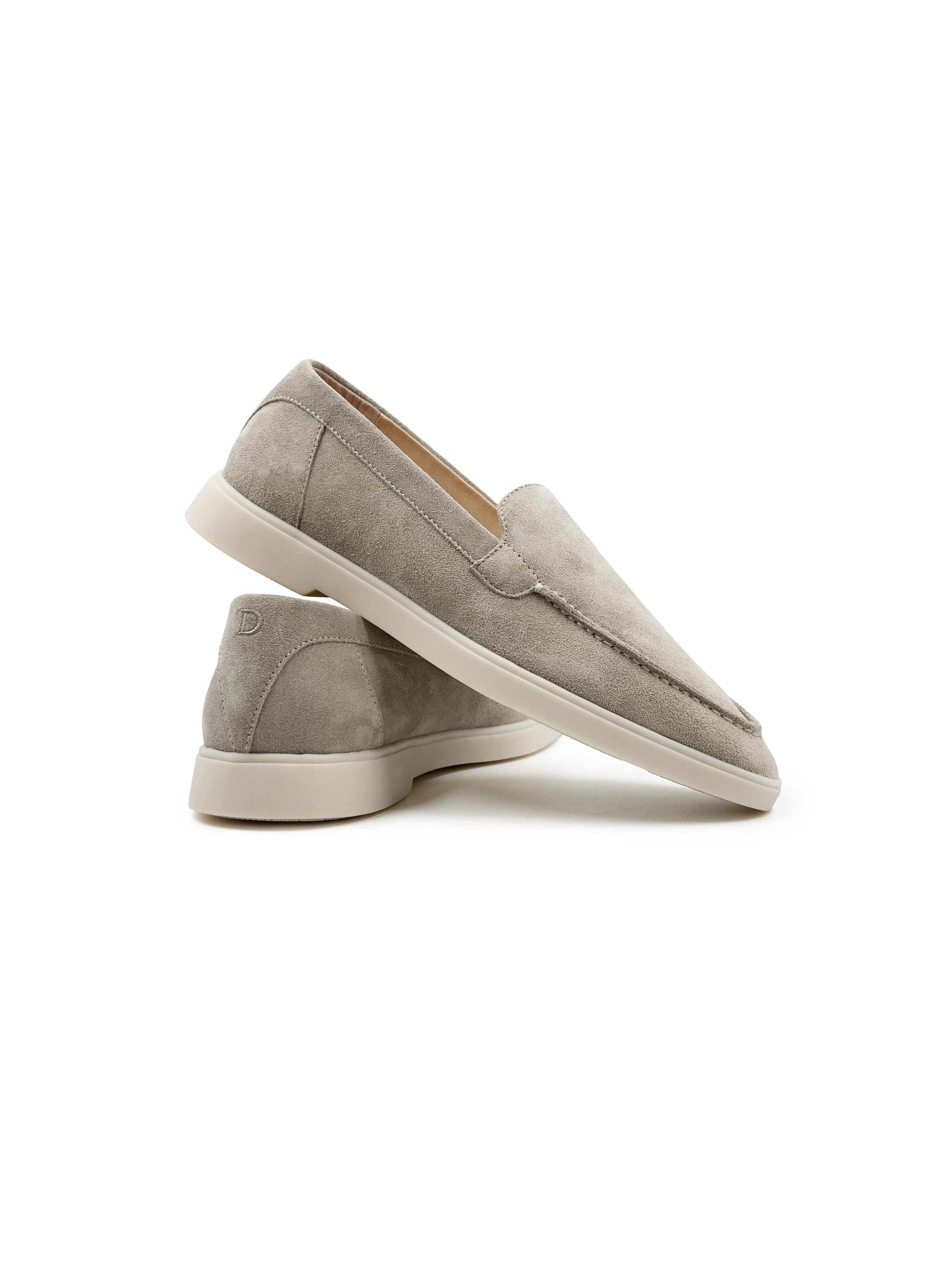Chaussure basse 'Adore Classic Loafer' Dutch'D en gris