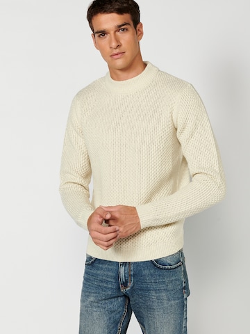KOROSHI Sweter 'Punto' w kolorze beżowy