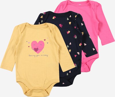 GAP Sparkebukse/body i mørkeblå / gul / lyselilla / rosa, Produktvisning