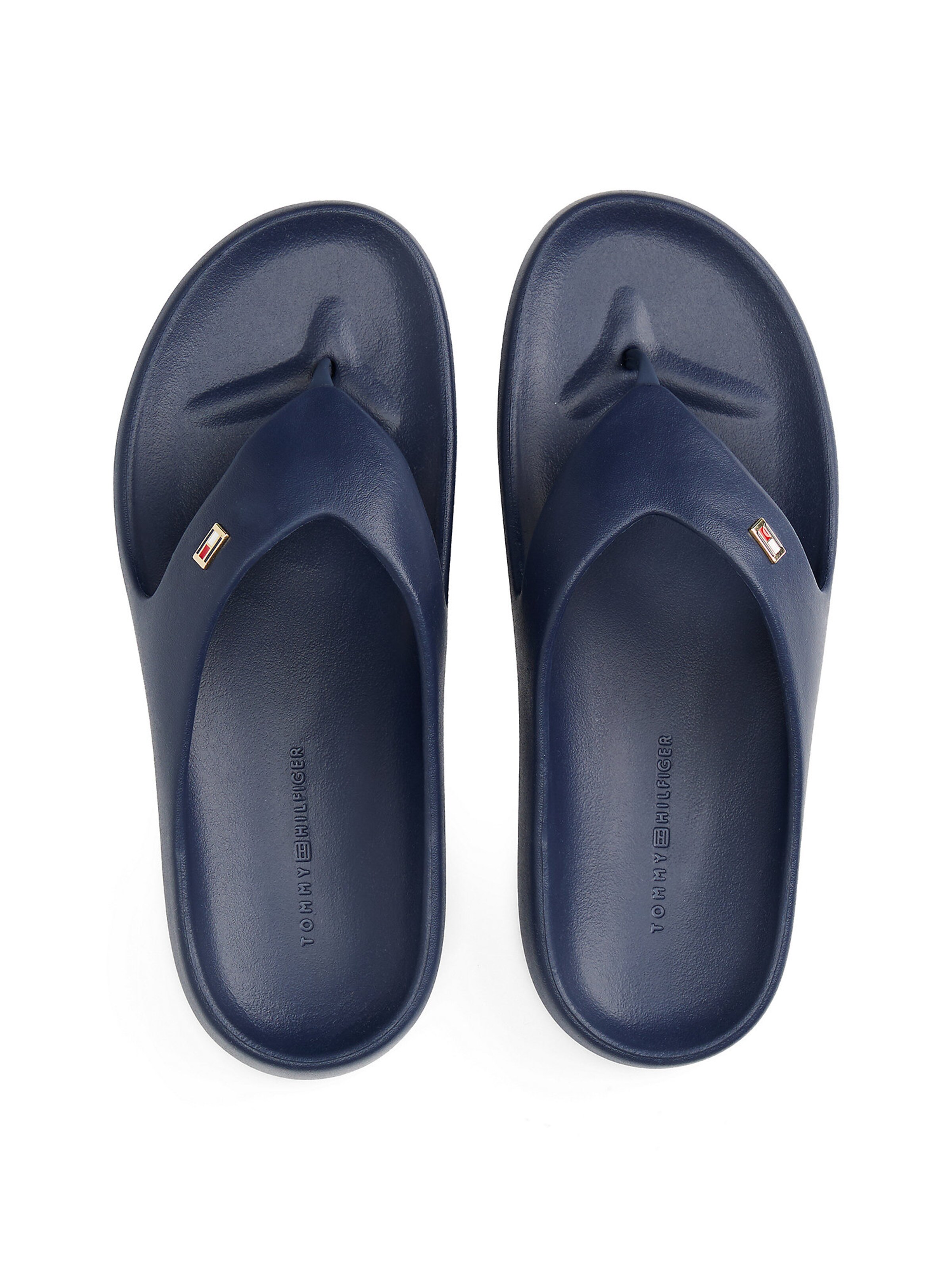 TOMMY HILFIGER Teenslipper in Blauw