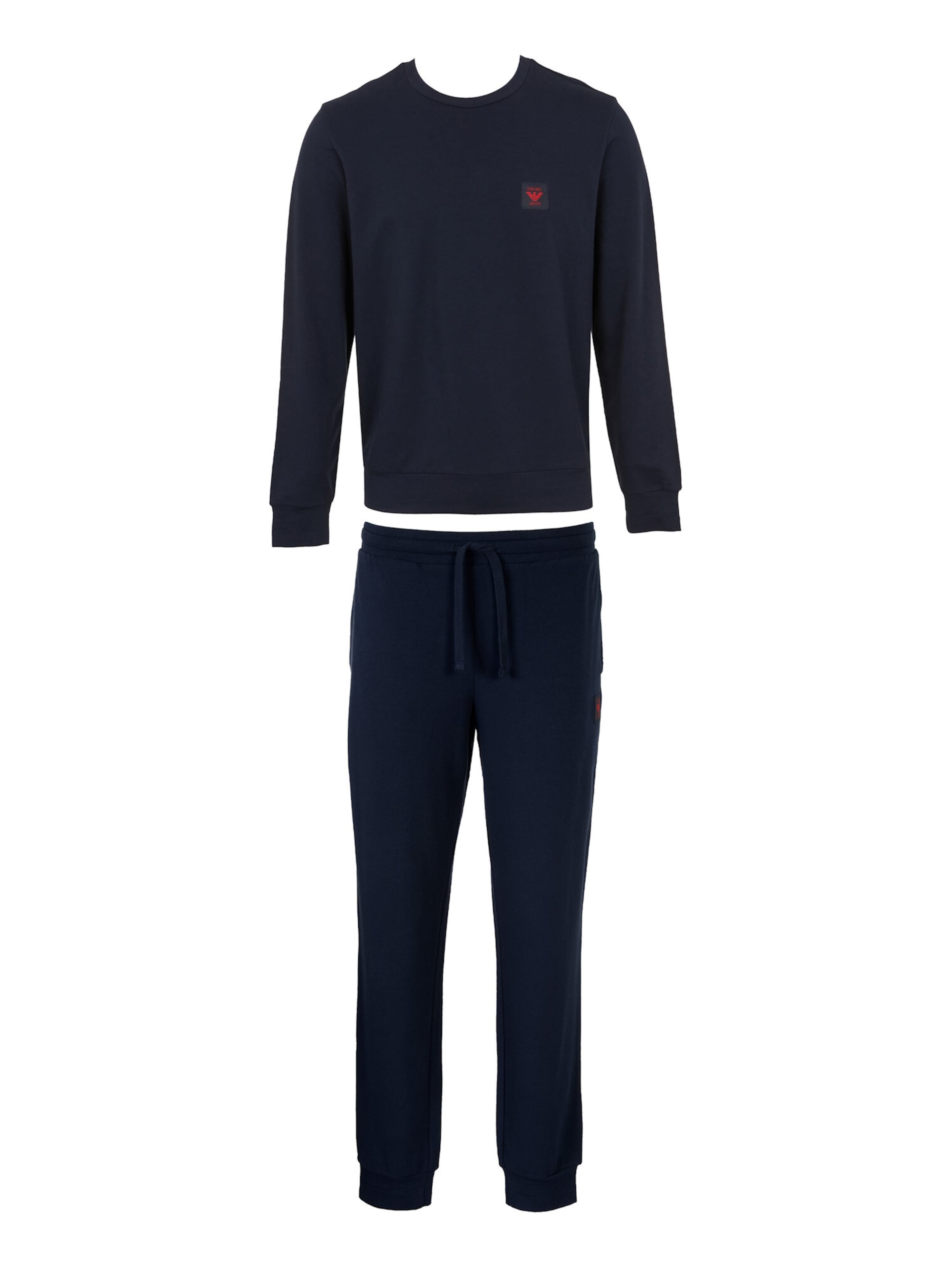 Emporio Armani Joggingpak in Blauw: voorkant