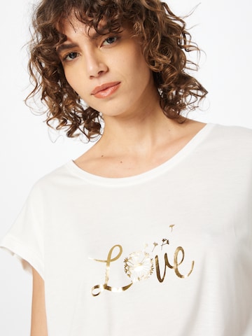 T-shirt 'Antonina' ABOUT YOU en blanc