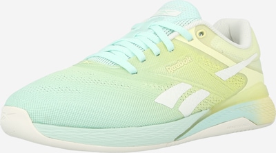 Reebok Urheilukengät 'NANO X5' värissä vesi / pastellinkeltainen / valkoinen, Tuotenäkymä