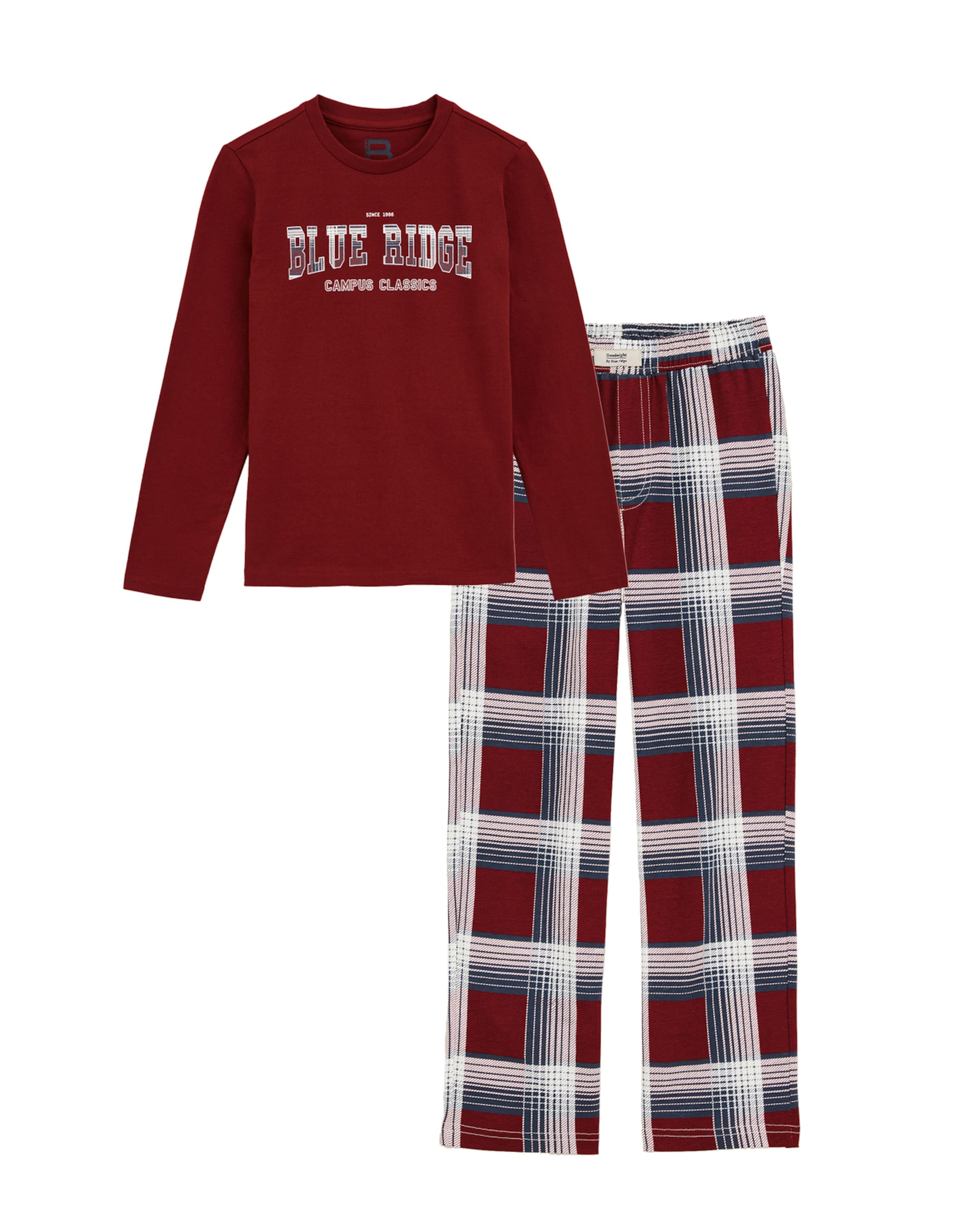 WE Fashion Πιτζάμα σε κόκκινο: μπροστά