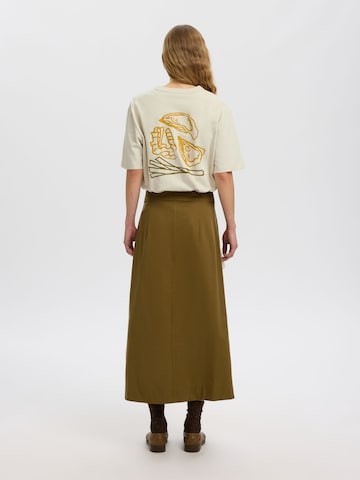 SELECTED - Camiseta en gris
