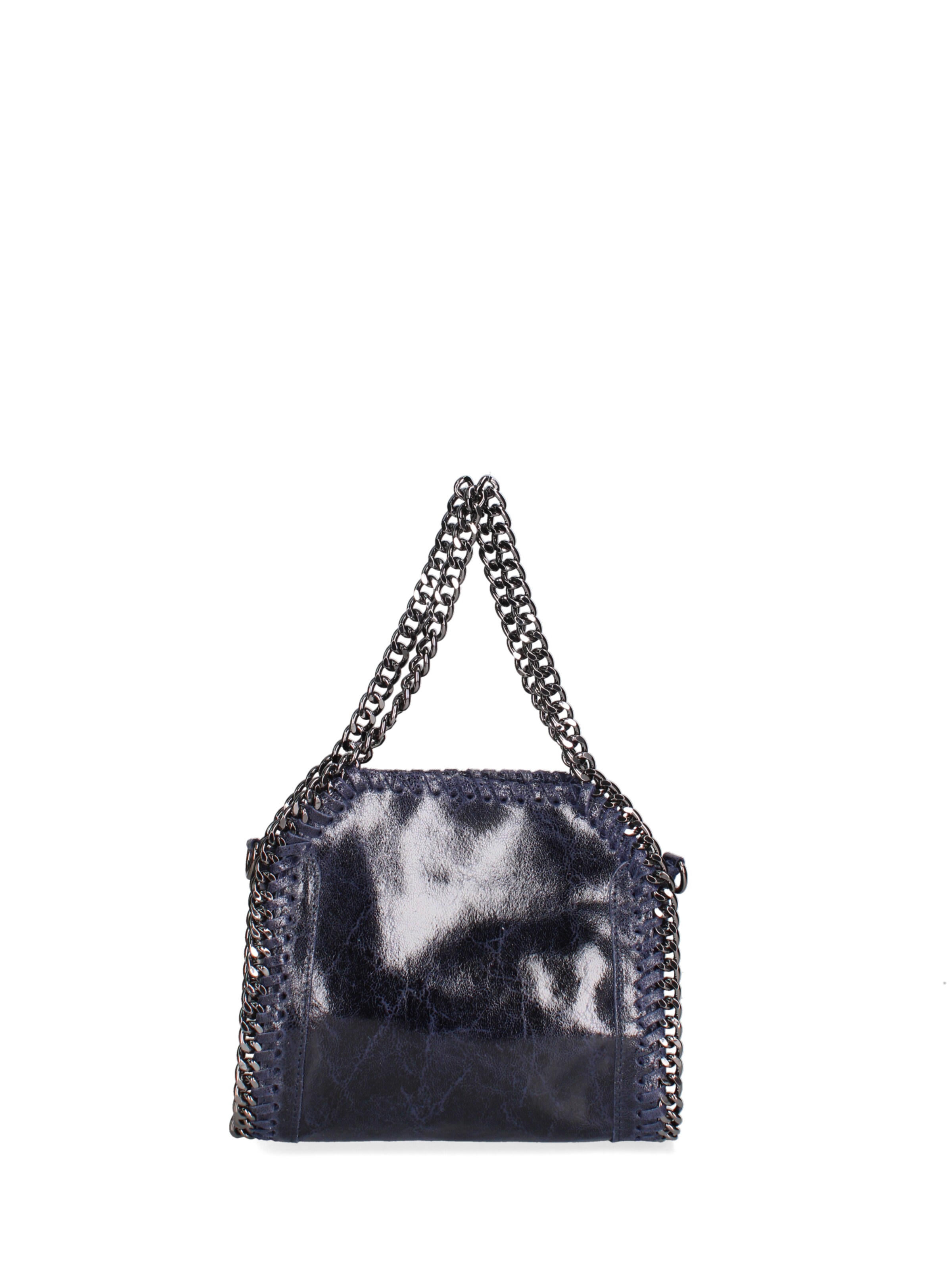Borsa a mano 'Borsa a mano donna pelle scamosciata stampata con zip - Zefira Chic' di Gave Lux in blu