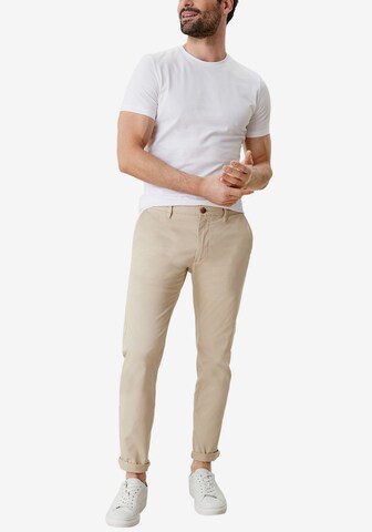 s.Oliver - Slimfit Pantalón chino en beige